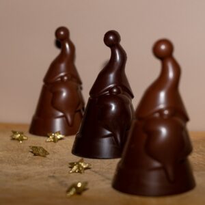 Kerstmutsen zwart & bruine chocolade