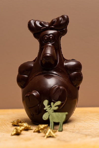 Kerst rendier bruine chocolade