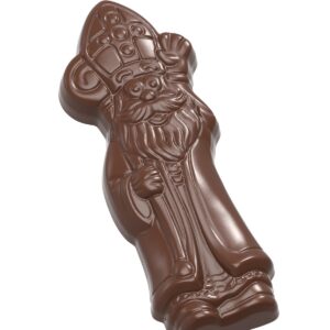 Sint gevuld met vegan crunchy speculoospraliné (glutenvrij & sojavrij)